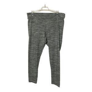 3/$25   Time & Tru Womens Grey Heathered Leggings Soft Ankle Size Large